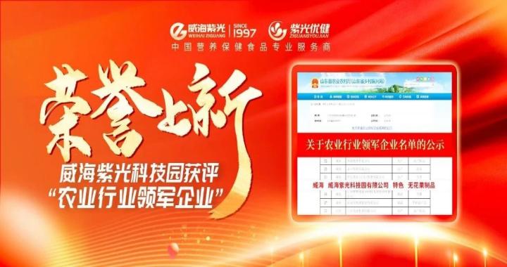 [ Honor Update ]Weihai Ziguang Technology Park has been awar